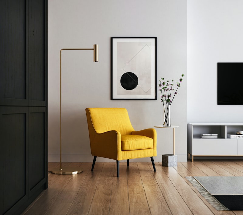 Modern Minimalist Chair - View 2
